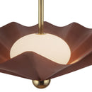 LED Pendant<br /><span style="color:#4AB0CE;">Entrega: 4-10 dias en USA</span><br /><span style="color:#4AB0CE;font-size:60%;">PREGUNTE POR ENTREGA EN PANAMA</span><br />Collection: Furrow<br />Finish: Burgundy