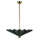 LED Pendant<br /><span style="color:#4AB0CE;">Entrega: 4-10 dias en USA</span><br /><span style="color:#4AB0CE;font-size:60%;">PREGUNTE POR ENTREGA EN PANAMA</span><br />Collection: Furrow<br />Finish: Pine Green