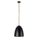 One Light Pendant<br /><span style="color:#4AB0CE;">Entrega: 4-10 dias en USA</span><br /><span style="color:#4AB0CE;font-size:60%;">PREGUNTE POR ENTREGA EN PANAMA</span><br />Collection: Grant<br />Finish: Matte Black