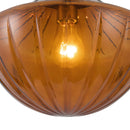 One Light Pendant<br /><span style="color:#4AB0CE;">Entrega: 4-10 dias en USA</span><br /><span style="color:#4AB0CE;font-size:60%;">PREGUNTE POR ENTREGA EN PANAMA</span><br />Collection: Farrah<br />Finish: Matte Black/Amber