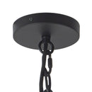 One Light Pendant<br /><span style="color:#4AB0CE;">Entrega: 4-10 dias en USA</span><br /><span style="color:#4AB0CE;font-size:60%;">PREGUNTE POR ENTREGA EN PANAMA</span><br />Collection: Farrah<br />Finish: Matte Black/Glossy Ribbed Opal Glass