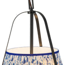Two Light Pendant<br /><span style="color:#4AB0CE;">Entrega: 4-10 dias en USA</span><br /><span style="color:#4AB0CE;font-size:60%;">PREGUNTE POR ENTREGA EN PANAMA</span><br />Collection: Scout<br />Finish: Matte Black/Blue Linen