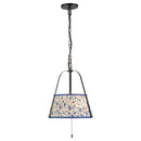 Alora - PD675213MBBL - Two Light Pendant - Scout - Matte Black/Blue Linen