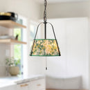 Alora - PD675213MBGL - Two Light Pendant - Scout - Matte Black/Green Linen