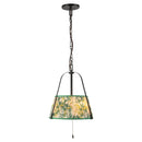 Alora - PD675213MBGL - Two Light Pendant - Scout - Matte Black/Green Linen