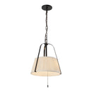 Two Light Pendant<br /><span style="color:#4AB0CE;">Entrega: 4-10 dias en USA</span><br /><span style="color:#4AB0CE;font-size:60%;">PREGUNTE POR ENTREGA EN PANAMA</span><br />Collection: Scout<br />Finish: Matte Black/White Linen