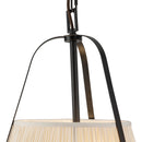 Two Light Pendant<br /><span style="color:#4AB0CE;">Entrega: 4-10 dias en USA</span><br /><span style="color:#4AB0CE;font-size:60%;">PREGUNTE POR ENTREGA EN PANAMA</span><br />Collection: Scout<br />Finish: Matte Black/White Linen