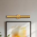 Two Light Picture Light<br /><span style="color:#4AB0CE;">Entrega: 4-5 semanas en USA</span><br /><span style="color:#4AB0CE;font-size:60%;">PREGUNTE POR ENTREGA EN PANAMA</span><br />Collection: Cole<br />Finish: Brushed Gold