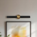 Two Light Picture Light<br /><span style="color:#4AB0CE;">Entrega: 4-10 dias en USA</span><br /><span style="color:#4AB0CE;font-size:60%;">PREGUNTE POR ENTREGA EN PANAMA</span><br />Collection: Cole<br />Finish: Brushed Gold/Matte Black