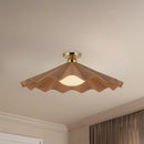 Alora - SF354125PEC - One Light Semi-Flush Mount - Furrow - Peach