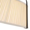 One Light Semi-Flush Mount<br /><span style="color:#4AB0CE;">Entrega: 4-10 dias en USA</span><br /><span style="color:#4AB0CE;font-size:60%;">PREGUNTE POR ENTREGA EN PANAMA</span><br />Collection: Scout<br />Finish: Matte Black/White Linen