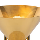 One Light Table Lamp<br /><span style="color:#4AB0CE;">Entrega: 4-10 dias en USA</span><br /><span style="color:#4AB0CE;font-size:60%;">PREGUNTE POR ENTREGA EN PANAMA</span><br />Collection: Versus<br />Finish: Patina Brass