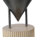 One Light Table Lamp<br /><span style="color:#4AB0CE;">Entrega: 4-10 dias en USA</span><br /><span style="color:#4AB0CE;font-size:60%;">PREGUNTE POR ENTREGA EN PANAMA</span><br />Collection: Versus<br />Finish: Aged Steel