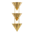 Three Light Wall Sconce<br /><span style="color:#4AB0CE;">Entrega: 4-10 dias en USA</span><br /><span style="color:#4AB0CE;font-size:60%;">PREGUNTE POR ENTREGA EN PANAMA</span><br />Collection: Versus<br />Finish: Patina Brass