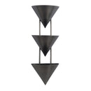 Three Light Wall Sconce<br /><span style="color:#4AB0CE;">Entrega: 4-10 dias en USA</span><br /><span style="color:#4AB0CE;font-size:60%;">PREGUNTE POR ENTREGA EN PANAMA</span><br />Collection: Versus<br />Finish: Aged Steel