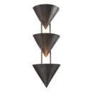 Three Light Wall Sconce<br /><span style="color:#4AB0CE;">Entrega: 4-10 dias en USA</span><br /><span style="color:#4AB0CE;font-size:60%;">PREGUNTE POR ENTREGA EN PANAMA</span><br />Collection: Versus<br />Finish: Aged Steel