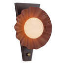 One Light Wall Sconce<br /><span style="color:#4AB0CE;">Entrega: 4-10 dias en USA</span><br /><span style="color:#4AB0CE;font-size:60%;">PREGUNTE POR ENTREGA EN PANAMA</span><br />Collection: Furrow<br />Finish: Burgundy