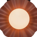 One Light Wall Sconce<br /><span style="color:#4AB0CE;">Entrega: 4-10 dias en USA</span><br /><span style="color:#4AB0CE;font-size:60%;">PREGUNTE POR ENTREGA EN PANAMA</span><br />Collection: Furrow<br />Finish: Burgundy