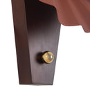 One Light Wall Sconce<br /><span style="color:#4AB0CE;">Entrega: 4-10 dias en USA</span><br /><span style="color:#4AB0CE;font-size:60%;">PREGUNTE POR ENTREGA EN PANAMA</span><br />Collection: Furrow<br />Finish: Burgundy