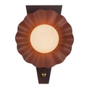 One Light Wall Sconce<br /><span style="color:#4AB0CE;">Entrega: 4-10 dias en USA</span><br /><span style="color:#4AB0CE;font-size:60%;">PREGUNTE POR ENTREGA EN PANAMA</span><br />Collection: Furrow<br />Finish: Burgundy