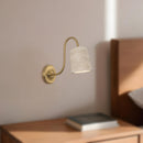 One Light Bathroom Vanity<br /><span style="color:#4AB0CE;">Entrega: 4-10 dias en USA</span><br /><span style="color:#4AB0CE;font-size:60%;">PREGUNTE POR ENTREGA EN PANAMA</span><br />Collection: Bromley<br />Finish: Brushed Gold/Travertine