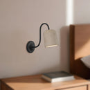 Alora - WV592105MBTRV - One Light Bathroom Vanity - Bromley - Matte Black/Travertine