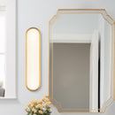 Alora - WV653022BGAR - LED Bathroom Vanity - Evelyn - Brushed Gold/Alabaster