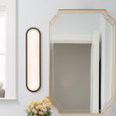 Alora - WV653022MBAR - LED Bathroom Vanity - Evelyn - Matte Black/Alabaster