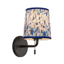 One Light Bathroom Vanity<br /><span style="color:#4AB0CE;">Entrega: 4-10 dias en USA</span><br /><span style="color:#4AB0CE;font-size:60%;">PREGUNTE POR ENTREGA EN PANAMA</span><br />Collection: Scout<br />Finish: Matte Black/Blue Linen