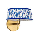 Two Light Bathroom Vanity<br /><span style="color:#4AB0CE;">Entrega: 4-10 dias en USA</span><br /><span style="color:#4AB0CE;font-size:60%;">PREGUNTE POR ENTREGA EN PANAMA</span><br />Collection: Scout<br />Finish: Brushed Gold/Blue Linen