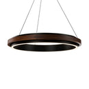 Modern Forms - PD-88536-BK/DW - LED Pendant Chandelier - Delaney - Black/Dark Walnut