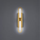LED Wall Sconce<br /><span style="color:#4AB0CE;">Entrega: 4-10 dias en USA</span><br /><span style="color:#4AB0CE;font-size:60%;">PREGUNTE POR ENTREGA EN PANAMA</span><br />Collection: Whitt<br />Finish: Aged Brass