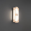 LED Wall Sconce<br /><span style="color:#4AB0CE;">Entrega: 4-10 dias en USA</span><br /><span style="color:#4AB0CE;font-size:60%;">PREGUNTE POR ENTREGA EN PANAMA</span><br />Collection: Conan<br />Finish: Beige Travertine/Aged Brass