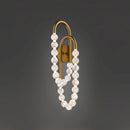 LED Wall Sconce<br /><span style="color:#4AB0CE;">Entrega: 1-2 semanas en USA</span><br /><span style="color:#4AB0CE;font-size:60%;">PREGUNTE POR ENTREGA EN PANAMA</span><br />Collection: Parel<br />Finish: Aged Brass