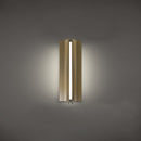 LED Wall Sconce<br /><span style="color:#4AB0CE;">Entrega: 4-10 dias en USA</span><br /><span style="color:#4AB0CE;font-size:60%;">PREGUNTE POR ENTREGA EN PANAMA</span><br />Collection: Strait<br />Finish: Aged Brass
