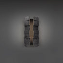 LED Outdoor Wall Sconce<br /><span style="color:#4AB0CE;">Entrega: 4-10 dias en USA</span><br /><span style="color:#4AB0CE;font-size:60%;">PREGUNTE POR ENTREGA EN PANAMA</span><br />Collection: Formation<br />Finish: Basalt Stone/Black