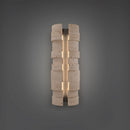 LED Outdoor Wall Sconce<br /><span style="color:#4AB0CE;">Entrega: 4-10 dias en USA</span><br /><span style="color:#4AB0CE;font-size:60%;">PREGUNTE POR ENTREGA EN PANAMA</span><br />Collection: Formation<br />Finish: Beige Travertine/Black