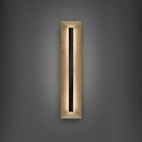 LED Outdoor Wall Sconce<br /><span style="color:#4AB0CE;">Entrega: 4-10 dias en USA</span><br /><span style="color:#4AB0CE;font-size:60%;">PREGUNTE POR ENTREGA EN PANAMA</span><br />Collection: Bell Tower<br />Finish: Beige Travertine/Black
