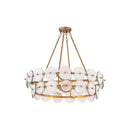 Four Light Pendant<br /><span style="color:#4AB0CE;">Entrega: 4-10 dias en USA</span><br /><span style="color:#4AB0CE;font-size:60%;">PREGUNTE POR ENTREGA EN PANAMA</span><br />Collection: Kintrel<br />Finish: Legacy Brass