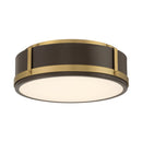 LED Flush Mount<br /><span style="color:#4AB0CE;">Entrega: 4-10 dias en USA</span><br /><span style="color:#4AB0CE;font-size:60%;">PREGUNTE POR ENTREGA EN PANAMA</span><br />Collection: Lynca<br />Finish: Legacy Brass