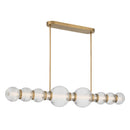 LED Linear Chandelier<br /><span style="color:#4AB0CE;">Entrega: 4-10 dias en USA</span><br /><span style="color:#4AB0CE;font-size:60%;">PREGUNTE POR ENTREGA EN PANAMA</span><br />Collection: Cordel<br />Finish: Legacy Brass