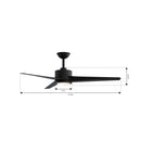 Minka Aire - F646L-CL - 52" Ceiling Fan - Verna - Coal