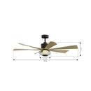 Minka Aire - F761L-DB/WTO - 56" Ceiling Fan - Veyra - Dark Bronze