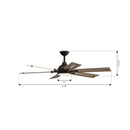 Minka Aire - F779L-DB/ASW - 56" Ceiling Fan - Allegata - Dark Bronze