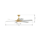 Minka Aire - F779L-HBR/ALW - 56" Ceiling Fan - Allegata - Heritage Brass