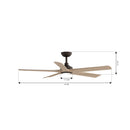 Minka Aire - F793L-DB/ASW - 56" Ceiling Fan - Seressa - Dark Bronze