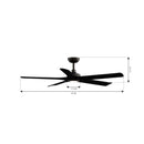 Minka Aire - F793L-RGM/CL - 56" Ceiling Fan - Seressa - Rustic Gun Metal