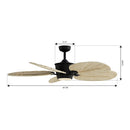 Minka Aire - F798L-CL/NPL - 60" Ceiling Fan - Portesa - Coal