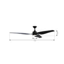 Minka Aire - F822L-CL - 72" Ceiling Fan - Norwynd - Coal