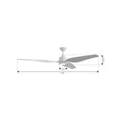 Minka Aire - F822L-WHF - 72" Ceiling Fan - Norwynd - Flat White